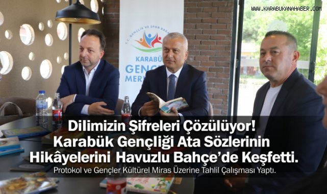 Karabük Gençlik Merkezi Kitap Okuma Grubu Havuzlu Bahçe’de Buluştu