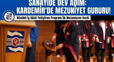 KARDEMİR İkili Mesleki Eğitim Programı İkinci Mezunlarını Verdi