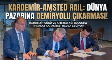 KARDEMİR ve Amsted Rail'den Küresel Demiryolu Pazarına Stratejik İş Birliği