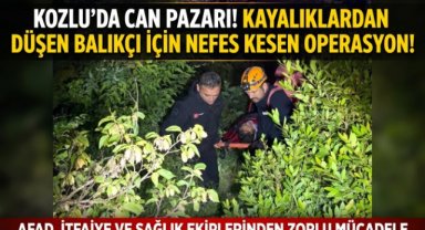 Kayalıklardan Düşen Balıkçı Zorlu Operasyonla Kurtarıldı