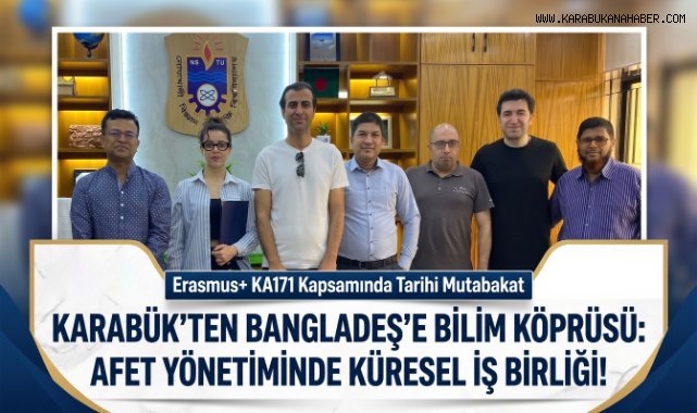 KBÜ ile Bangladeş Üniversitesi arasında akademik iş birliği teması