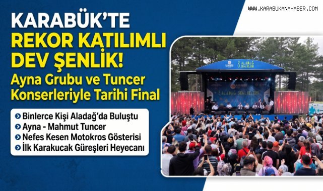 8. Aladağ Şenlikleri Binlerce Kişiyi Buluşturdu