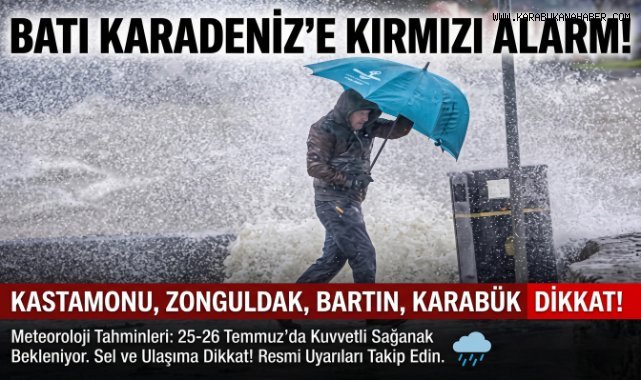 Batı Karadeniz İçin Şiddetli Yağış Uyarısı: Sel ve Heyelan Riskine Dikkat