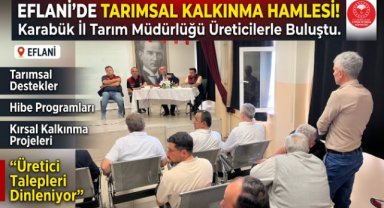 Eflani'de Üreticilere Tarımsal Destekler Anlatıldı