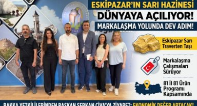 Eskipazar Sarı Traverten Taşı'nın Markalaşma Süreci Devam Ediyor
