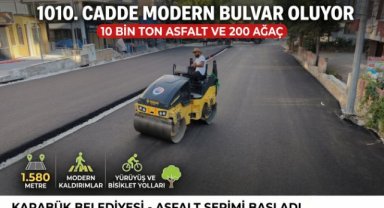 Karabük'te Değişim Rüzgarı: 1010. Cadde Modern Bulvara Dönüşüyor