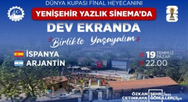 Karabük'te Dünya Kupası finali dev ekranda izlenecek