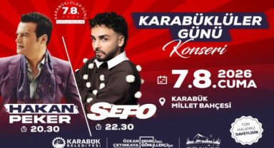 Karabüklüler Günü'nde Sefo ve Hakan Peker Sahne Alacak