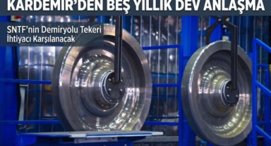 KARDEMİR, Cezayir Demiryollarının Demiryolu Tekeri Tedarikçisi Oldu
