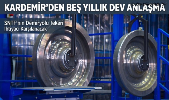 KARDEMİR, Cezayir Demiryollarının Demiryolu Tekeri Tedarikçisi Oldu