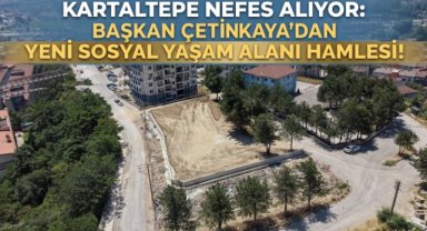 Kartaltepe'deki Yeni Park Temmuzda Hizmete Açılacak