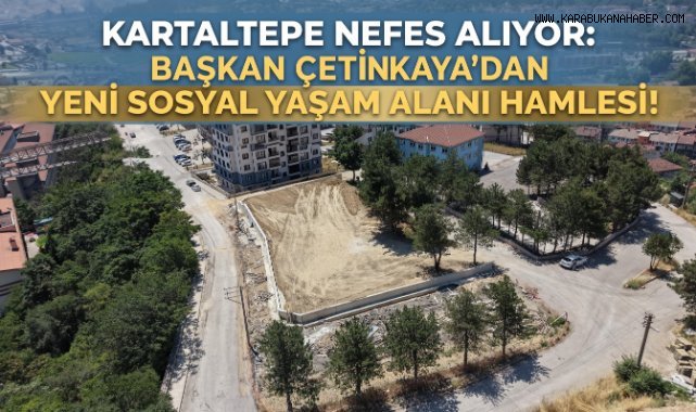 Kartaltepe'deki Yeni Park Temmuzda Hizmete Açılacak