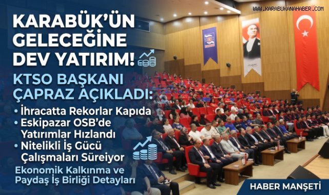 KTSO Başkanı Fatih Çapraz Haziran Ayı Faaliyetlerini Değerlendirdi