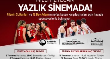 MİLLİ MAÇ HEYECANI YENİŞEHİR YAZLIK SİNEMADA YAŞANACAK