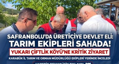 Tarım Yetkilileri Safranbolu'da Üreticilerle Buluştu