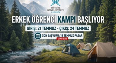 TÜGVA Karabük'ten Ovacık'ta Erkek Öğrencilere Yaz Kampı