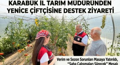 Yenice'de Sebze Üreticilerine Sezon Ziyareti