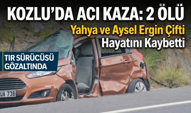 Zonguldak'ta Otomobil ile Tır Çarpıştı: Yaşlı Çift Hayatını Kaybetti